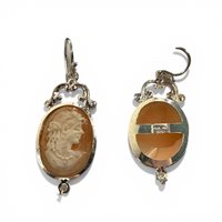 Pendientes Mandile 1922 Mujer Cammei  in Plata Conchiglia 2MORCM38 - 2MORCM38